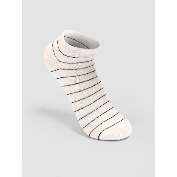 LCW DREAM Ekru Desenli Kadın Patik Çorap 5li