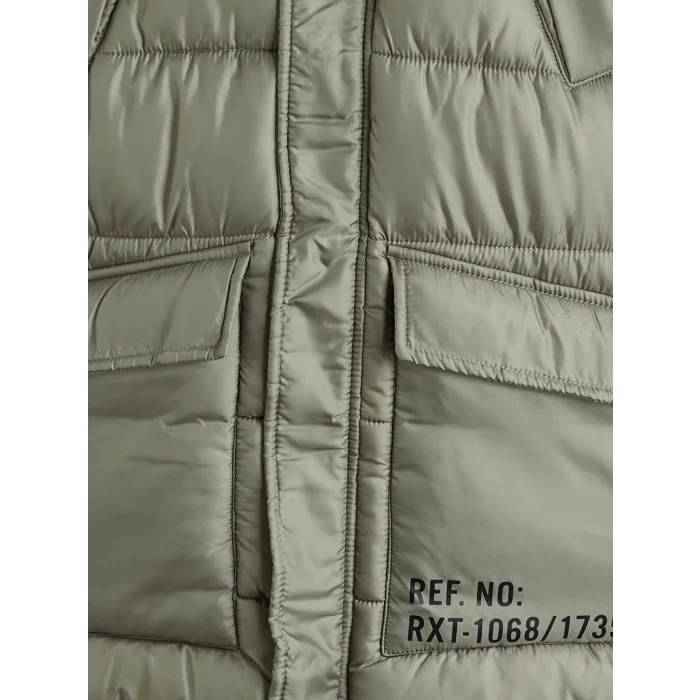 LCW Kids Haki Kapüşonlu Erkek Çocuk Şişme Mont