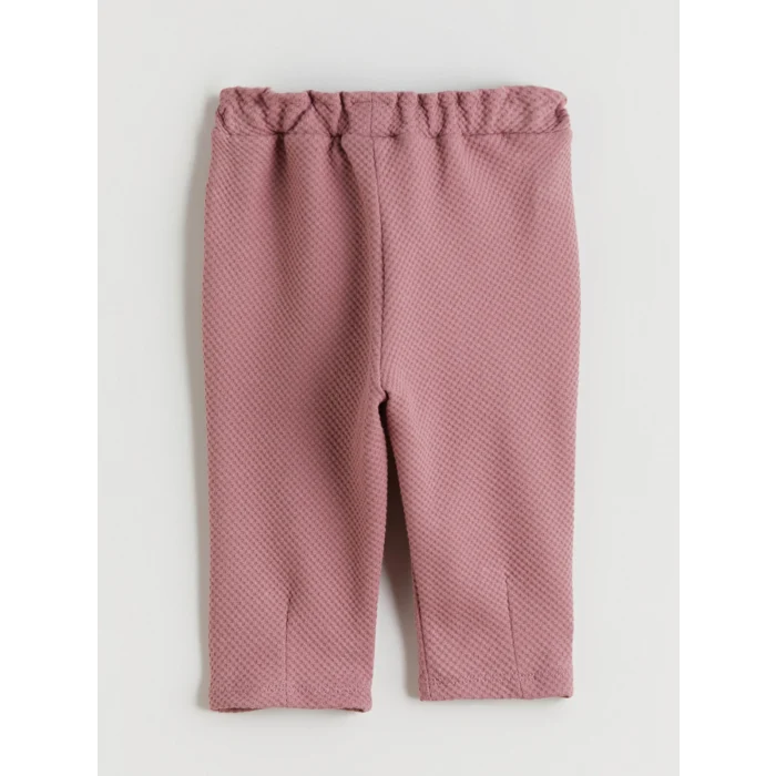 LCW baby Ekru Bebe Yaka Kız Bebek Bluz ve Pantolon