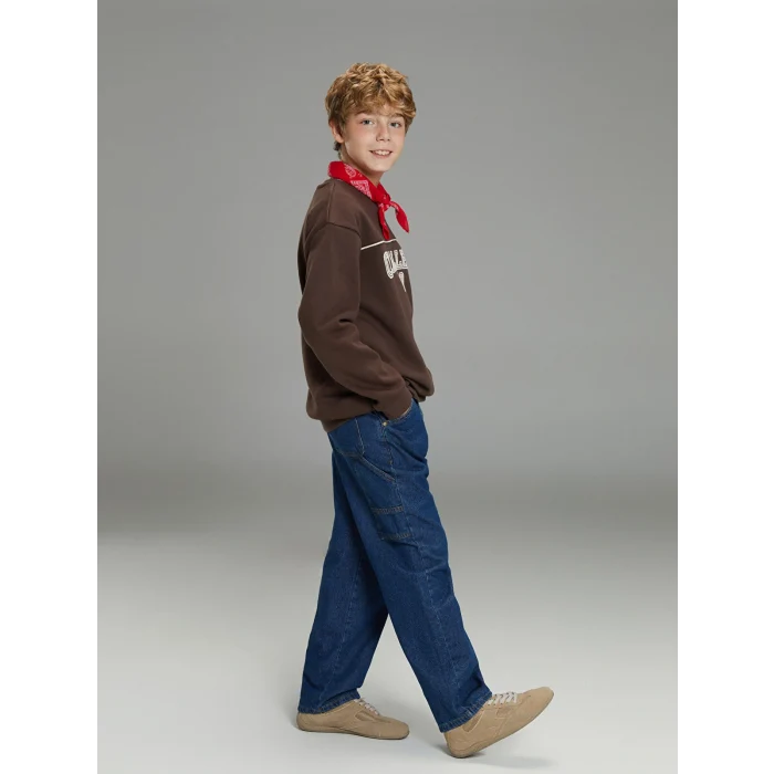 LCW Kids İndigo Loose Fit Erkek Çocuk Jean Pantolon