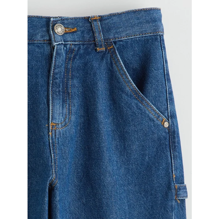 LCW Kids İndigo Loose Fit Erkek Çocuk Jean Pantolon