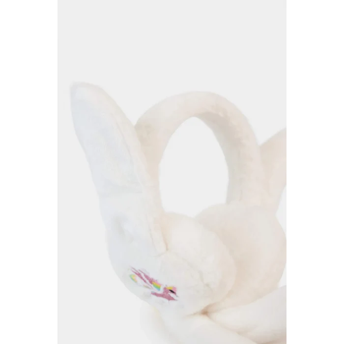 Defacto F4352A8ER100 Ekru Kız Çocuk Pelüş Kulaklık