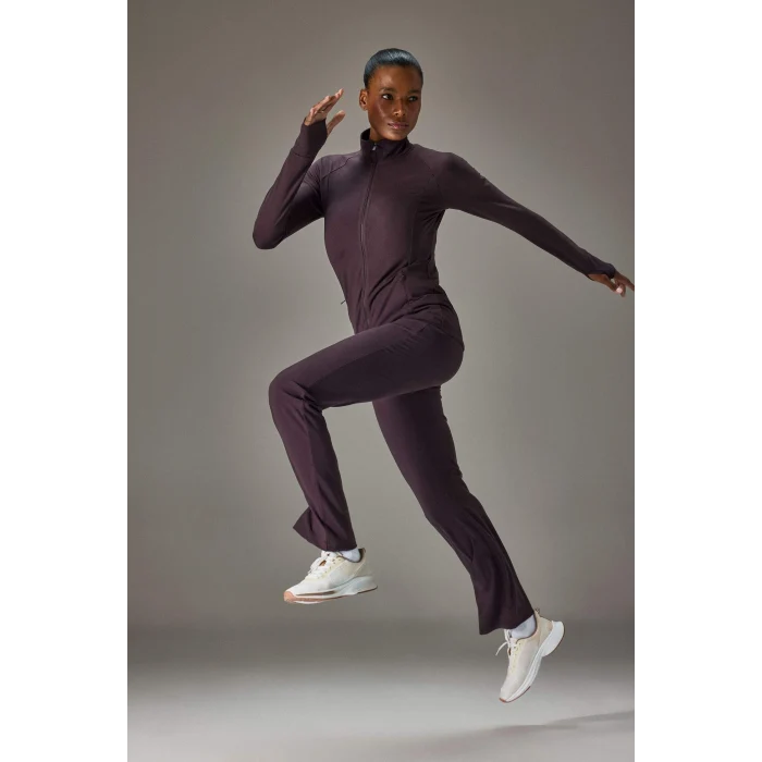 Defacto G4088AXBN340 Kahve Flare Fit İspanyol Paça Uzun Sporcu Pantolon