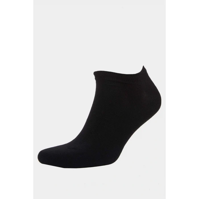 Defacto F5269AXKR1 Çok Renkli Erkek Çizgili Dikişsiz 5li Bambu Patik Çorap