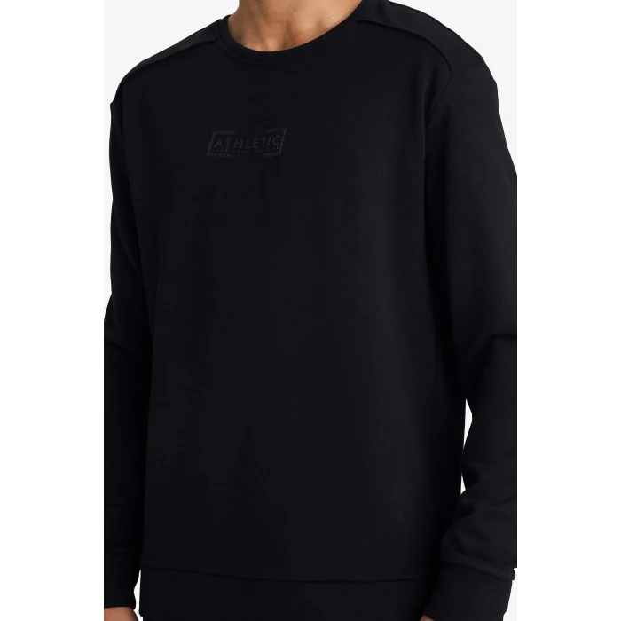 Defacto G6395AXBK81 Siyah Standart Fit Bisiklet Yaka Modal Sweatshirt
