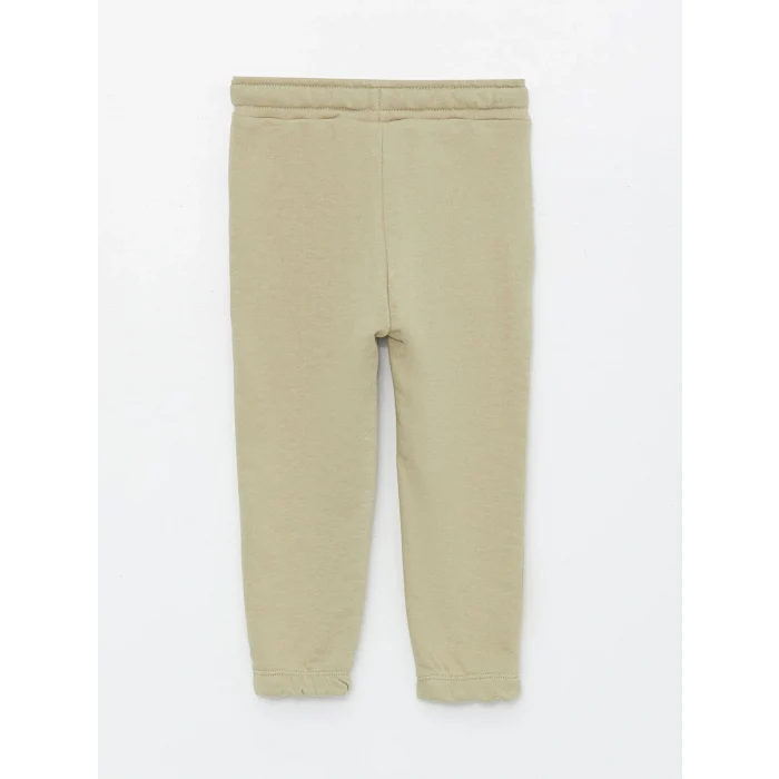 LCW Kids Yeşil Beli Lastikli Nakışlı Erkek Bebek Jogger Eşofman Altı