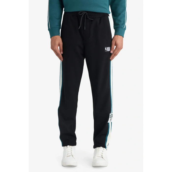 Defacto E8979AXBK81 Siyah NBA Boston Celtics Standart Fit Modal Jogger