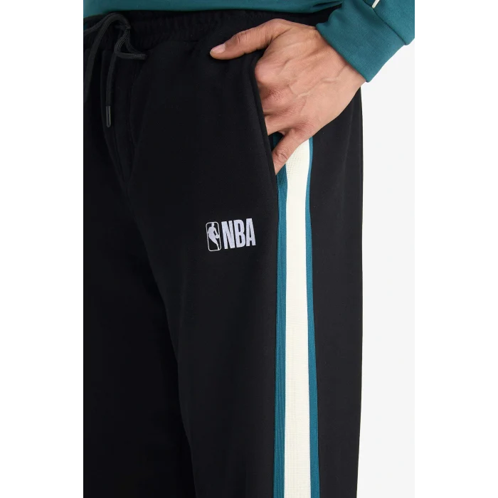Defacto E8979AXBK81 Siyah NBA Boston Celtics Standart Fit Modal Jogger