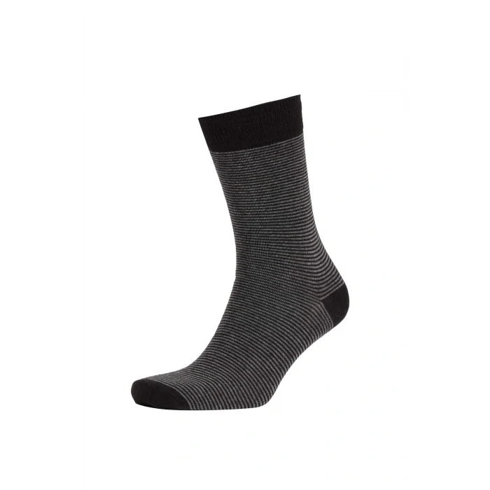 Defacto A7552AXBK27 Siyah Erkek 5li Pamuklu Uzun Çorap