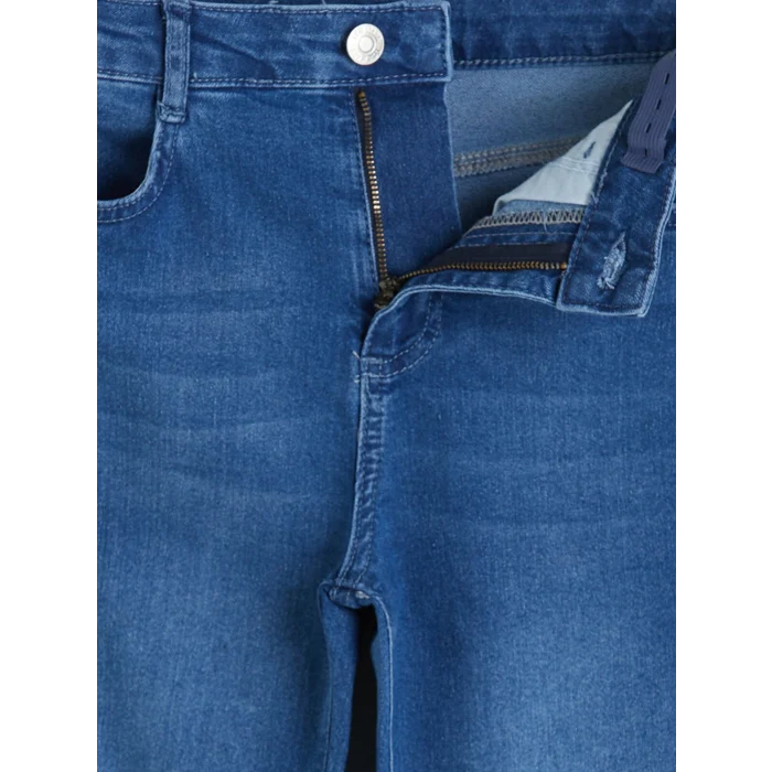 LCW Kids İndigo İspanyol Paça Kız Çocuk Jean Pantolon