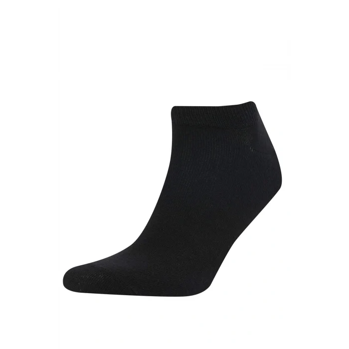 Defacto C4489AXBK23 Siyah Erkek 7li Pamuklu Patik Çorap