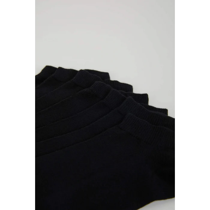 Defacto C4489AXBK23 Siyah Erkek 7li Pamuklu Patik Çorap