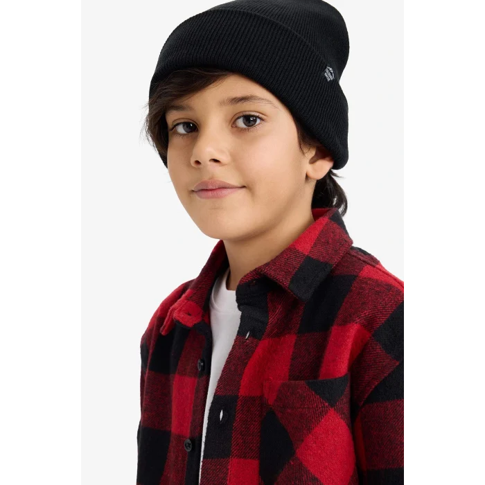 Defacto V1853A6BK23 Siyah Erkek Çocuk Bere