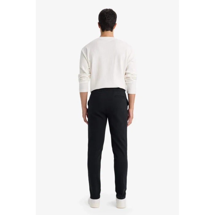 Defacto C6022AXNV86 Lacivert Regular Fit Dar Paça Pantolon