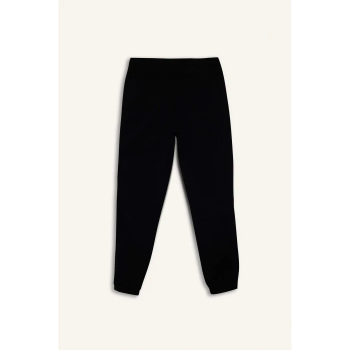 Defacto F4680AXBK81 Siyah Jogger Fit Beli Bağcıklı Üç Cepli Pantolon