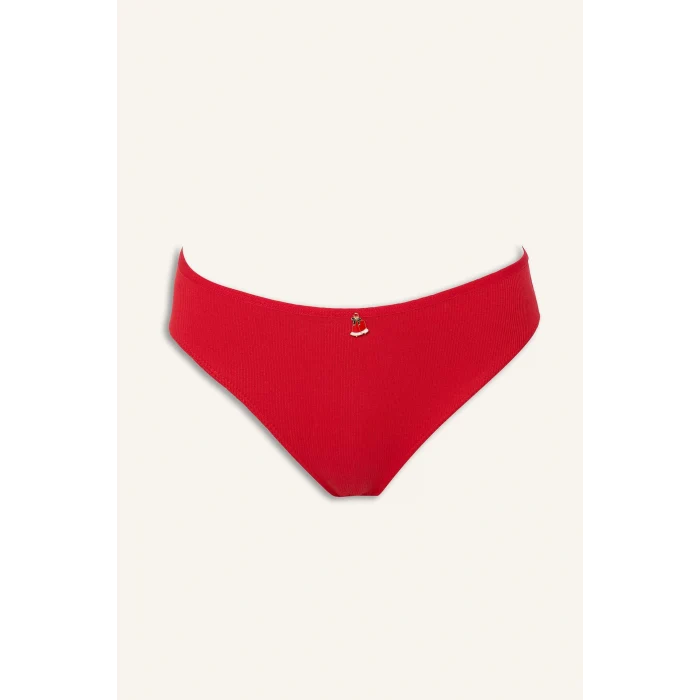 Defacto G1113AXRD79 Kırmızı Yılbaşı Temalı Ribana 3lü Külot