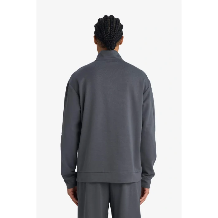 Defacto G5141AXAR82 Antrasit Standart Fit Dik Yaka Yarım Fermuarlı Modal Sweatshirt