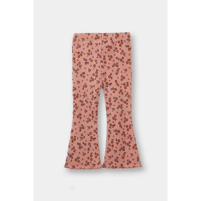 Defacto G6841A5PN10 Pembe Kız Bebek Çiçekli Fitilli Kaşkorse Tayt