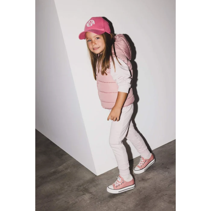 Defacto A2475A5BR86 Bordo Kız Bebek Kapüşonlu Şişme Yelek