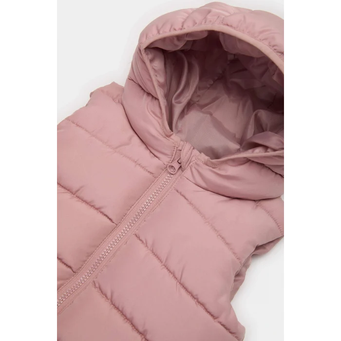 Defacto A2475A5BR86 Bordo Kız Bebek Kapüşonlu Şişme Yelek