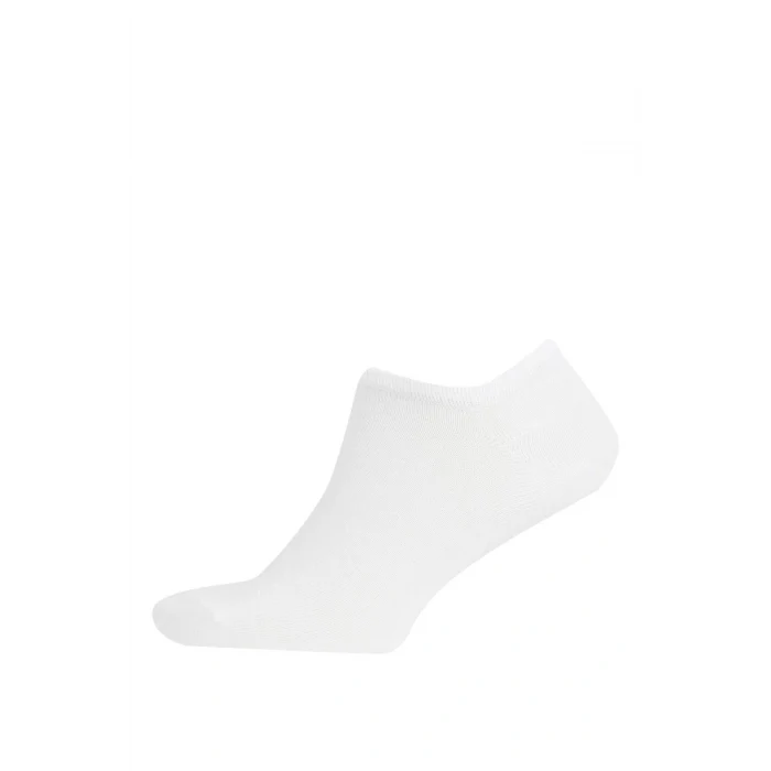 Defacto Z7243AZKR1 Çok Renkli Erkek Görünmez 5li Pamuklu Sneaker Çorap