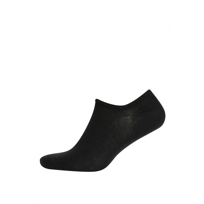 Defacto Z7243AZKR1 Çok Renkli Erkek Görünmez 5li Pamuklu Sneaker Çorap