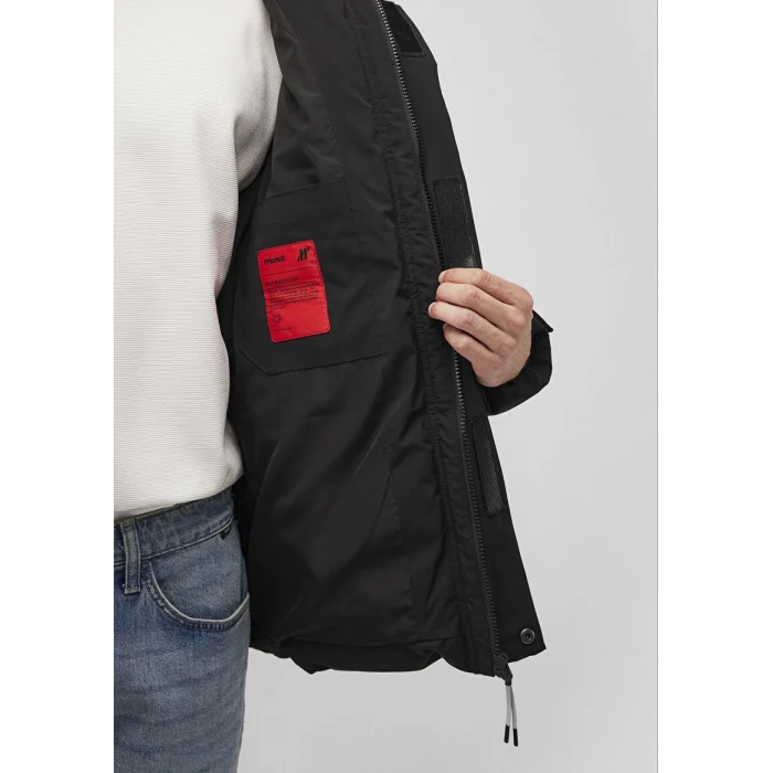 0110192-71379 Su İtici Siyah Şişme Mont