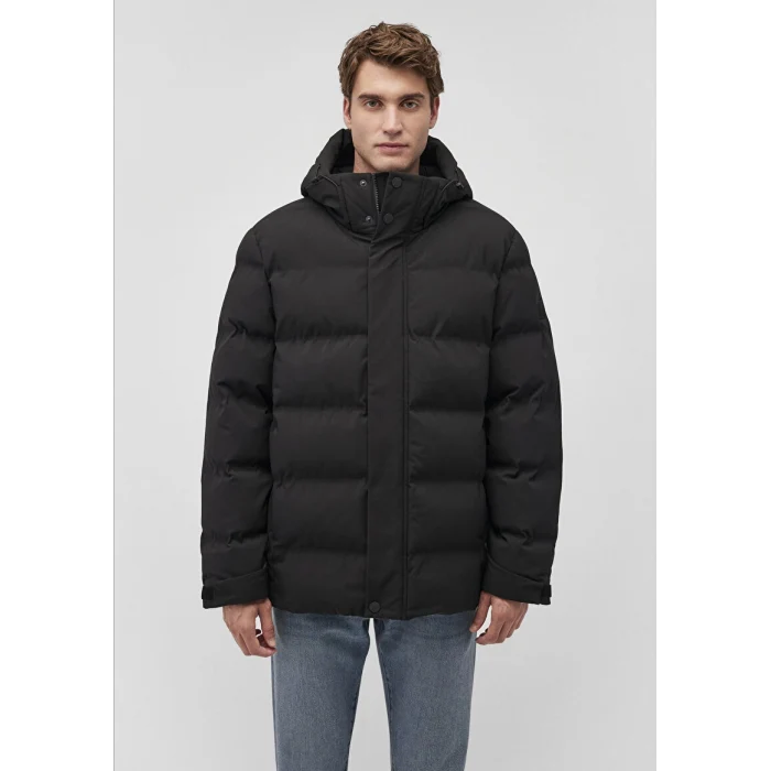 0110192-71379 Su İtici Siyah Şişme Mont