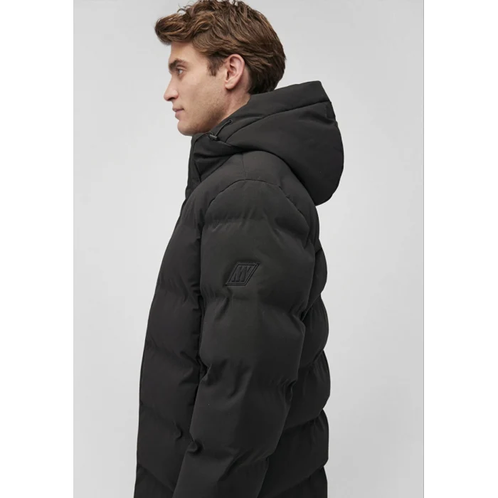 0110192-71379 Su İtici Siyah Şişme Mont