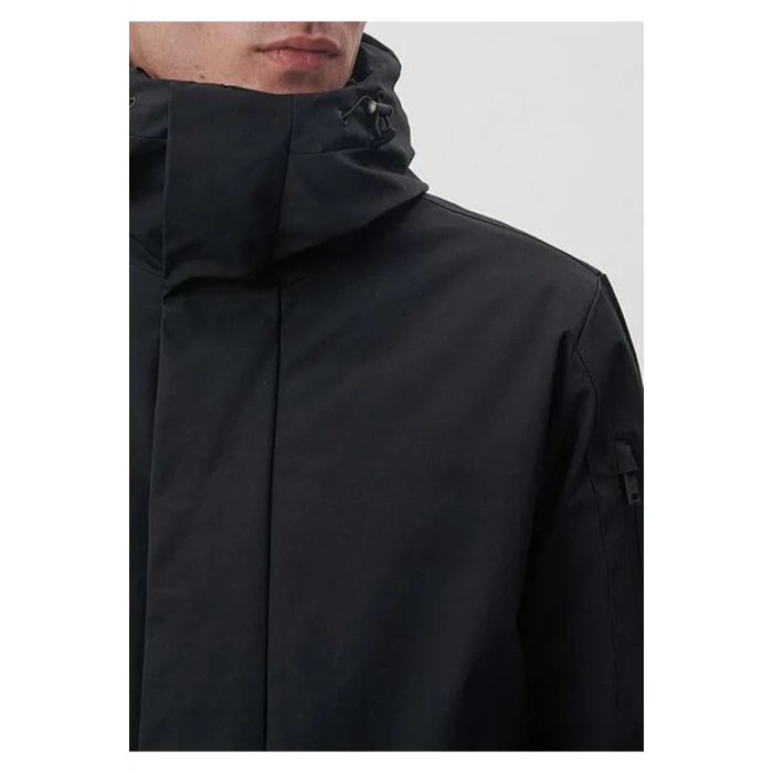 0110256-900 Mavi MAVİ ERKEK KAPÜŞONLU CEKET Siyah