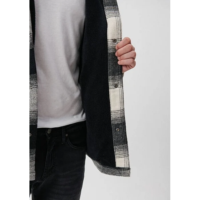 0110281-85637 KAPÜŞONLU KARELİ CEKET