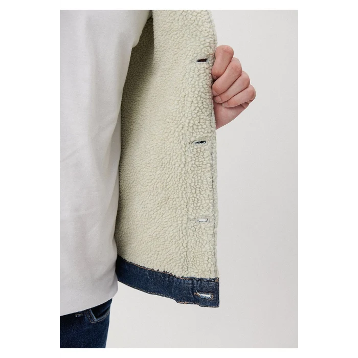 0115285837 Mavi Frank Rinse Sherpa Jean Ceket