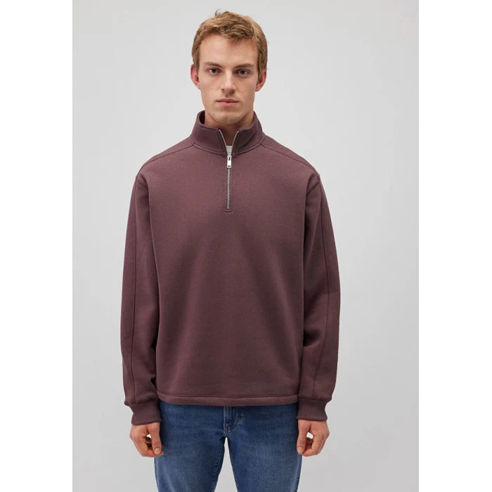 0S10016-70260 YARIM FERMUARLI SWEATSHIRT