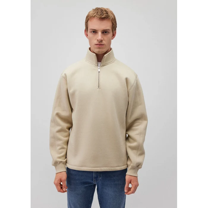 0S10016-70322 YARIM FERMUARLI SWEATSHIRT