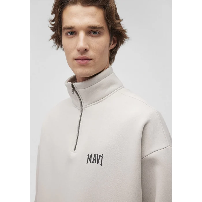 0S10208-70074 YARIM FERMUARLI SWEATSHIRT