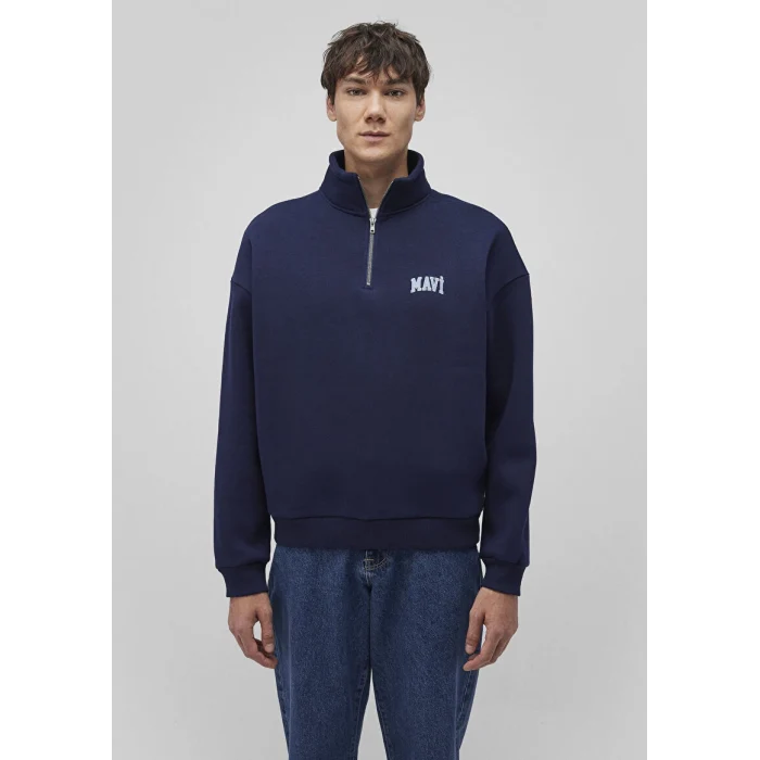 0S10208-70497 YARIM FERMUARLI SWEATSHIRT