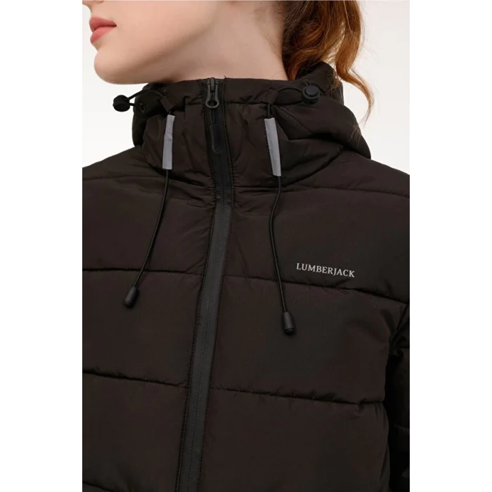 101782349 WL APRESKI 2SN31 4PR Siyah Kadın Kısa Kaban