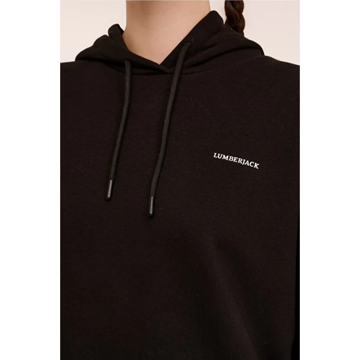 101783909 Lumberjack WB MARCIA 17 4PR Siyah Kadın Sweatshirt