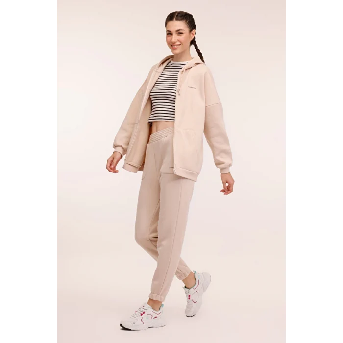 101783914 WB MARCIA 22 4PR Bej Kadın Eşofman Altı