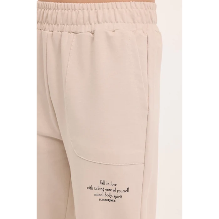 101783942 Lumberjack WL ANNA 22CT1170 4PR Bej Kadın Eşofman Altı