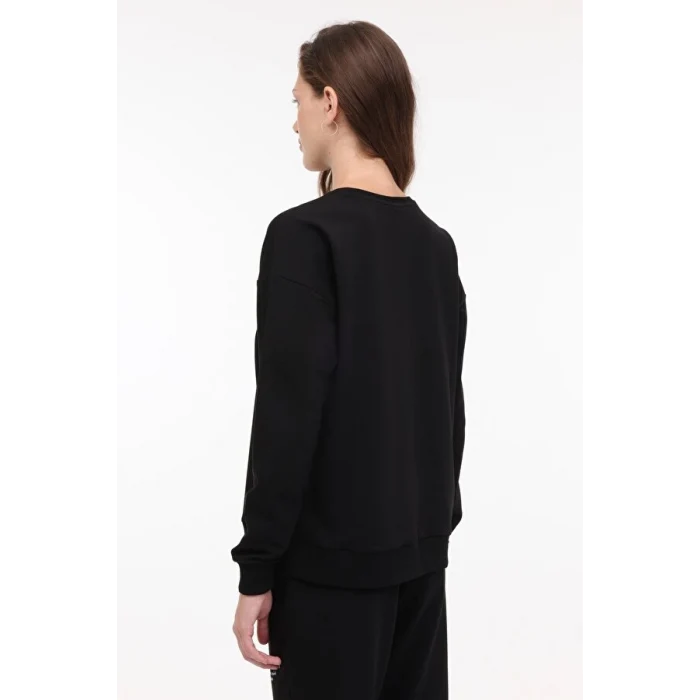 101784877 Lumberjack WB ANNA 16 4PR Siyah Kadın Sweatshirt