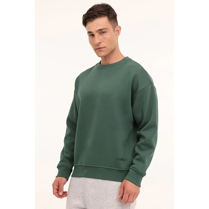 101813162 Lumberjack MB ROS 16HS108 4PR Yeşil Erkek Sweatshirt