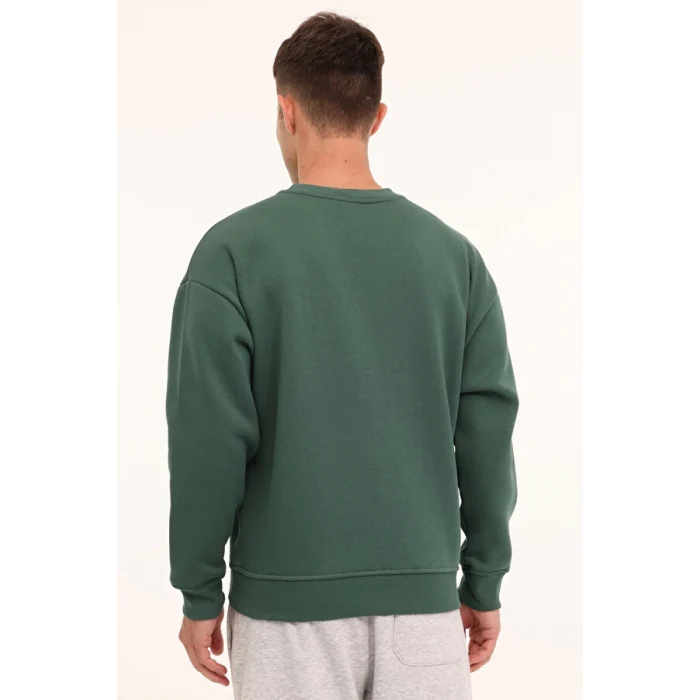 101813162 Lumberjack MB ROS 16HS108 4PR Yeşil Erkek Sweatshirt