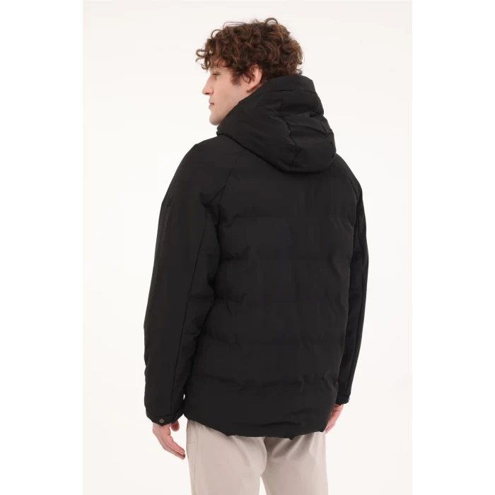 101813358 Lumberjack ML ACELIN COAT 4PR Siyah Erkek Kısa Kaban