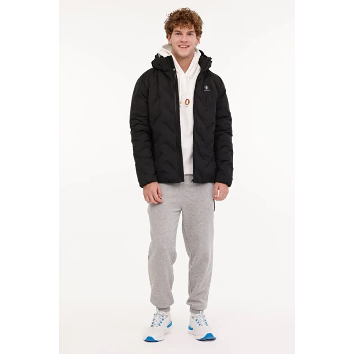 101813395 ML HENRY COAT 2SN17 4PR Siyah Erkek Kısa Kaban