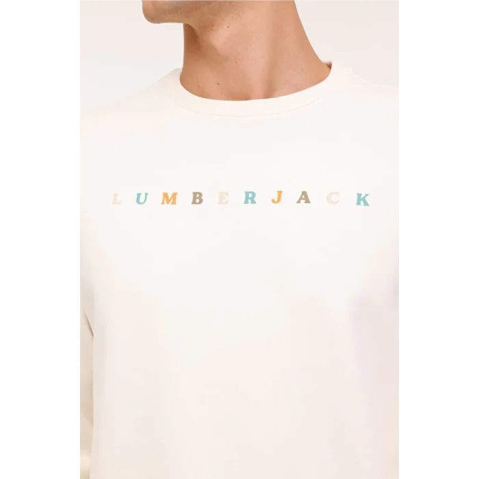 101888073 ML WEEK 16WK1003 4PR Ekru Erkek Sweatshirt