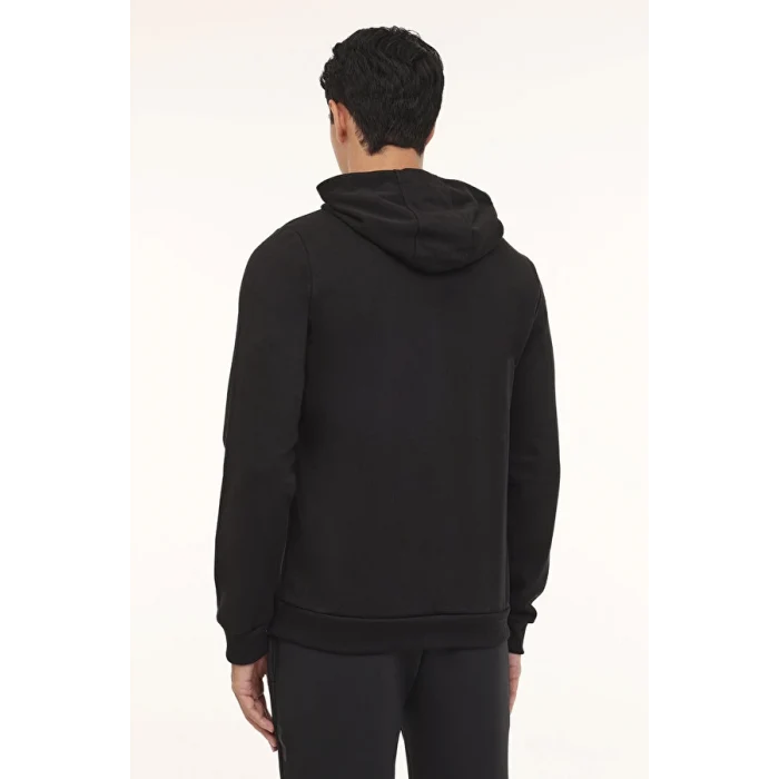 101889372 Lumberjack MB SN05 FZ HOD 4PR Siyah Erkek Eşofman Üstü