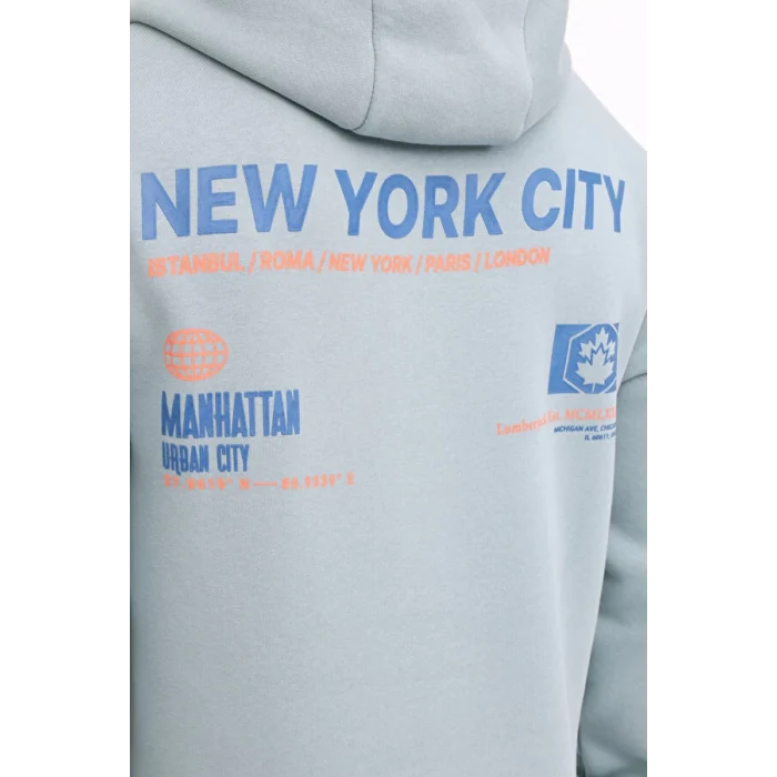 101889522 Lumberjack ML GREYS 17URB2015 4PR Mavi Erkek Sweatshirt