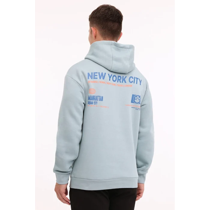 101889522 Lumberjack ML GREYS 17URB2015 4PR Mavi Erkek Sweatshirt