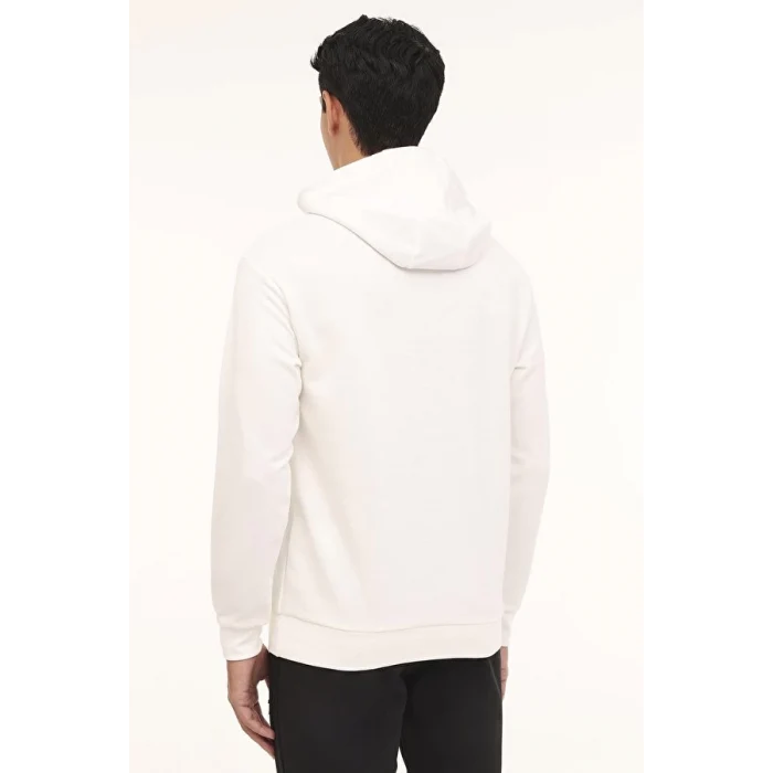 101890980 ML RENATO 17SD1047 4PR KIRIK BEYAZ Erkek Sweatshirt